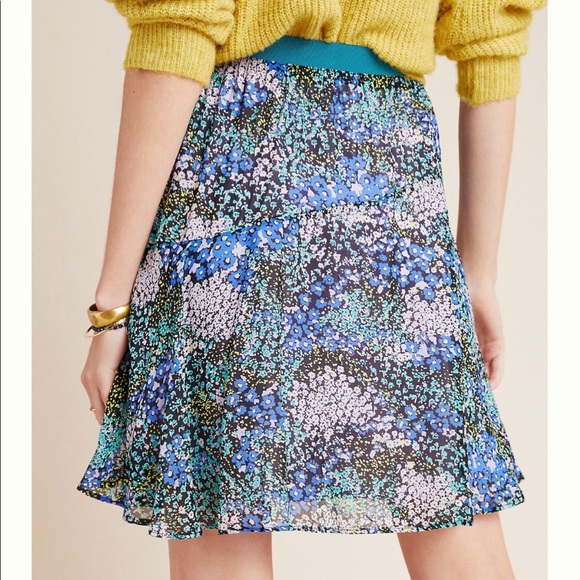NWT! ANTHROPOLOGIE Maeve Kerry Mini Skirt. NEW! - Picture 3 of 14